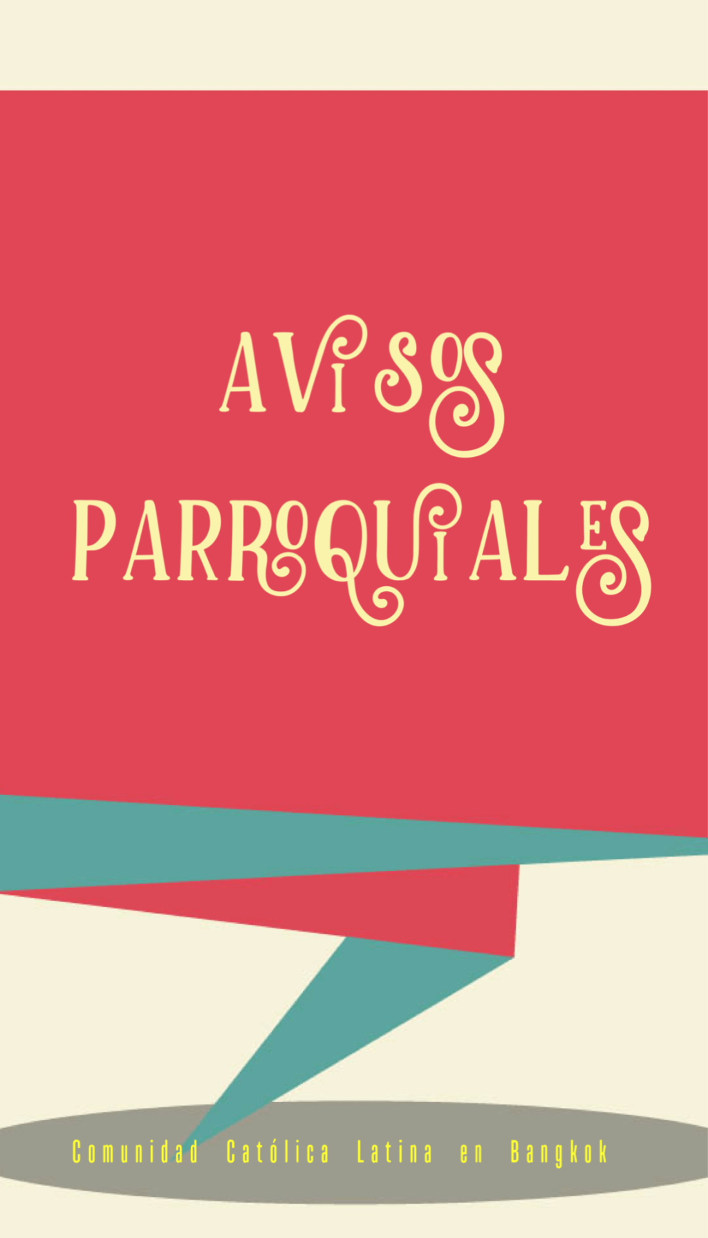 Avisos Parroquiales ~ Próxima Misa y&nbsp;¡gracias!